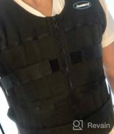 img 1 attached to Portzon Adjustable Weighted Vest review by Bohyun Rossetti