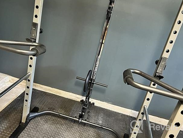 img 1 attached to Transform Your Workout With Ollieroo'S Set Of 2 Dip Bar Attachments For 2" X 2" Tube Power Racks And Cages review by Tres Carmon