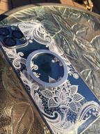 картинка 1 прикреплена к отзыву Cutebe Cute Clear Crystal Case For IPhone 13 6.1 Inch 2021: Shockproof Hard PC+ TPU Bumper Yellow-Resistant Cover With Women'S And Girls' Design от Joe Merculief