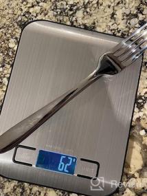img 7 attached to HaWare 40-Piece Heavy Silverware Set - Premium Grade Stainless Steel Flatware Cutlery With Modern Elegant Design, Mirror Polished & Dishwasher Safe (Raindrop)