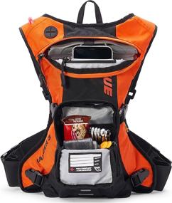 img 1 attached to 🏍️ USWE Ranger 3L: The Ultimate Hydration Pack for Enduro and Off-Road Motorcycles - Bounce Free, Orange Black