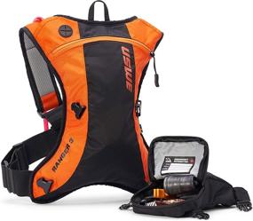 img 2 attached to 🏍️ USWE Ranger 3L: The Ultimate Hydration Pack for Enduro and Off-Road Motorcycles - Bounce Free, Orange Black