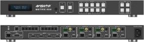 img 2 attached to AVIshop 4X8 4X4 4KHDBaseT HDMI Matrix Switcher W/ 4 PoC HDBasT Receivers (CAT5E Or CAT6). HDCP2.2 HDTV Routing Selector SPDIF Audio Control 4 Savant Home Automation With Bi-Directional IR (Matrix+4RX)