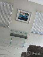 img 1 attached to Narrow & Stylish Glass Console Table With Storage: Ideal For Modern Interiors, Small Spaces & Multiple Uses review by John Fenton
