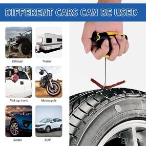 img 3 attached to 🔧 XCBYT Universal Tire Repair Kit - 20 PCS Car Flat Tubeless Tire Plug Kit: Best Emergency Fix for Cars, Trucks, Motorcycles, and ATVs