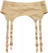 plus size skin-colored garter belt with 4 wide straps and metal buckles for sexy stockings - tvrtyle s506s logo
