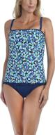 maxine hollywood bandeau tankini swimsuit women's clothing - swimsuits & cover ups logo