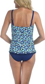 img 1 attached to Maxine Hollywood Bandeau Tankini Swimsuit Women's Clothing - Swimsuits & Cover Ups