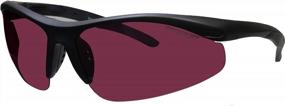 img 4 attached to Polarized ProSPORT Sunglasses With Rose Pink Tint And Durable TR90 Frame - Perfect For Sports And Outdoor Activities