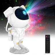 fxlpower astro alan star projector - galaxy projector night lights for kids' baby room, bedroom, living room, and game room | remote control and timer function included логотип