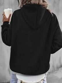 img 3 attached to Stay Fashionable And Comfortable With Milumia Letter Graphic Hoodie For Women