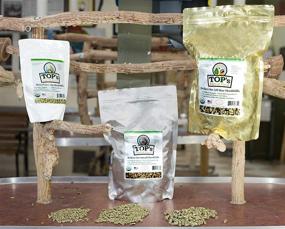 img 1 attached to 🐦 Organic Mini Pellets Bird Food by TOP's, Ideal for Budgies, Cockatiels, Parrotlets, Lovebirds, and Parakeets - Non-GMO, Free of Peanut, Soy & Corn - USDA Certified