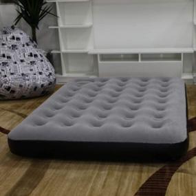 img 2 attached to Full Size NTK Ecologic Airbed With Emergency Built-In Foot Pump - 74"X30"X9