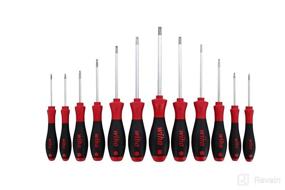 img 2 attached to Wiha 36267 12-Piece Soft Finish Torx Driver Set, T5-T40