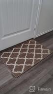 img 1 attached to SHACOS Hallway Runner Rug 2'X8' Washable Kitchen Runner Rug Non Slip Water Absorbent Entryway Rug Runner Long Door Mat Indoor Runner Rug Floor Mat For Home Kitchen Laundry, Brown review by Jon Joung