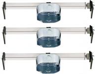 ciata lighting saf-t-brace for ceiling fans, 3 teeth, twist-lock design (pack of 3) логотип