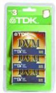 📼 tdk minidv tapes, 60 minute pack of 3 logo