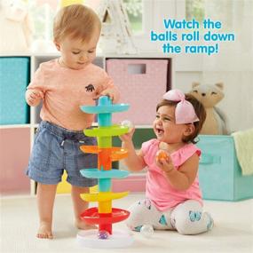 img 2 attached to Kidoozie Ball Drop - Educational Toddler Toy Tower - Activity & Developmental Toy for Learning, Preschool Toys & Games