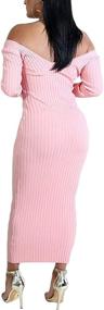 img 2 attached to Cinyifaan Womens Turtleneck Sweater Bodycon Women's Clothing ~ Dresses