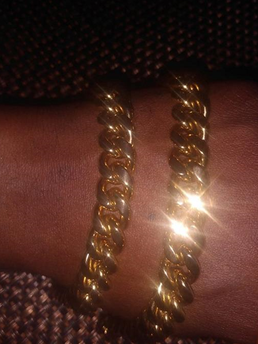 img 1 attached to 💎 Stylish WinTrend 18K Gold Stainless Steel Hip Hop Miami Curb Chains with Bling Bling Cubic Zirconia Iced-Out Clasp for Men - Available in Multiple Sizes and Lengths! review by James Handy