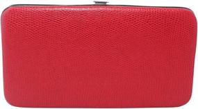 img 3 attached to 👜 Chicastic Glossy Snakeskin Clutch Wallet: Stylish Women's Handbags & Wallets"