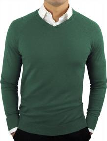 img 4 attached to Men'S Perfect Slim Fit V-Neck Sweater: Lightweight, Breathable, Soft And Fitted Pullover For Comfortable Wear