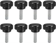 uxcell thread knurled clamping knobs fasteners : screws logo