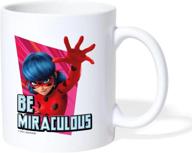 miraculous ladybug be miraculous slogan white mug - spreadshirt merchandise logo