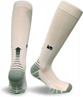 компрессионные носки с запатентованной итальянской технологией, маленький размер, цвет белый от vitalsox логотип