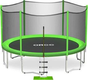 img 4 attached to ASTM And CPSIA Approved ORCC Trampoline - 8FT-16FT Sizes For Kids Family Outdoor Fun!