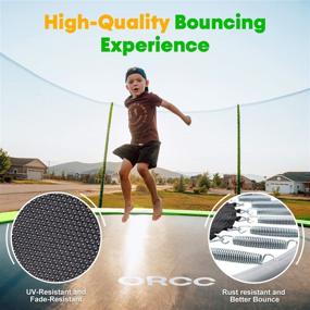 img 1 attached to ASTM And CPSIA Approved ORCC Trampoline - 8FT-16FT Sizes For Kids Family Outdoor Fun!