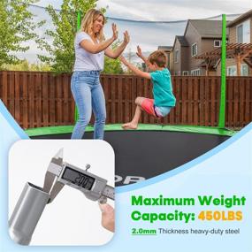 img 3 attached to ASTM And CPSIA Approved ORCC Trampoline - 8FT-16FT Sizes For Kids Family Outdoor Fun!