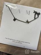 img 1 attached to FERIER 18K Gold Plated Mom Necklace Mother'S Day Letter Necklace For Women Dainty Necklace Mothers Necklace Gifts For Mom review by Katie Cordeiro