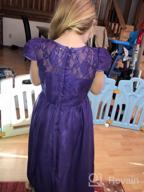 img 1 attached to Girl'S Lace Flower Tutu Dress A-Line Backless Princess Gown For Party Pageant review by Victor Pinckney