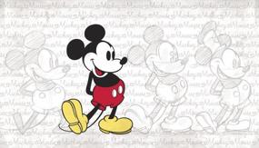img 2 attached to Transform Your Room With Classic Mickey Mouse Wall Mural - Removable And Easy To Install - 10.5 Ft. X 6 Ft.