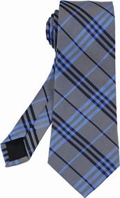 img 2 attached to 👔 Stylish Tartan Narrow Width Wedding Necktie: Men's Accessories - Ties, Cummerbunds & Pocket Squares