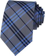 👔 stylish tartan narrow width wedding necktie: men's accessories - ties, cummerbunds & pocket squares logo