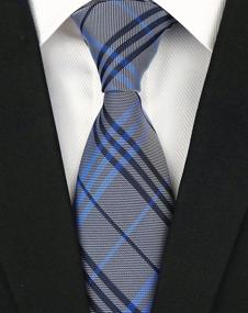 img 1 attached to 👔 Stylish Tartan Narrow Width Wedding Necktie: Men's Accessories - Ties, Cummerbunds & Pocket Squares