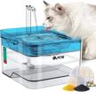 smart cat water fountain with led light and 101oz capacity - upgraded 2021 pet water dispenser with ultra quiet pump, 2 filters and 3 water flow settings for dogs and cats logo