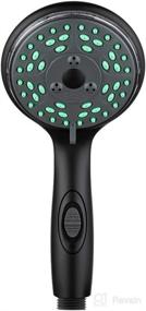 img 2 attached to 🚿 Dura Faucet Premium RV Handheld Shower Wand and Hose Kit (Matte Black) - Eco-Friendly with On/Off Switch for Efficient Water Usage