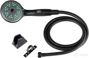 img 4 attached to 🚿 Dura Faucet Premium RV Handheld Shower Wand and Hose Kit (Matte Black) - Eco-Friendly with On/Off Switch for Efficient Water Usage