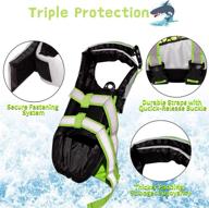 🦈 aiitle dog life jacket: fashionable shark pet floatation vest for enhanced safety and style in the water logo