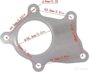 img 2 attached to PTNHZ Stainless Steel Discharge Gasket