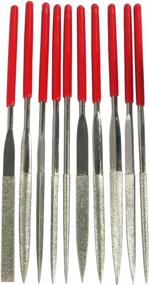 img 2 attached to 140Mm/150 Grit Diamond Needle File Set - 10 Piece HTS 101E0