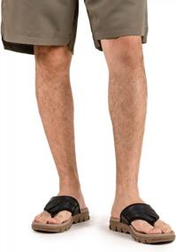 img 3 attached to Мужские сандалии из искусственной кожи Outback от Slack - идеальный вариант для лета!