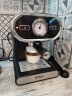 img 1 attached to Rozhkovy coffee maker Kitfort KT-702, black review by Edyta Tomaszewicz (G ᠌