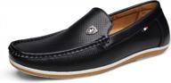 👞 bruno bush 02 driving loafers moccasins men's shoes: stylish comfort for a casual slip-on look logo