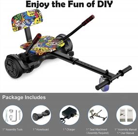 img 3 attached to Jolege Hoverboard With Seat Attachment For Kids And Youth(2 Piece Set)