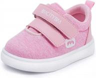 bmcitybm baby sneakers girls boys lightweight breathable mesh first walkers shoes 6-24 months logo