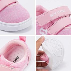 img 3 attached to BMCiTYBM Baby Sneakers Girls Boys Lightweight Breathable Mesh First Walkers Shoes 6-24 Months